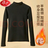 浪莎德絨打底衫女半高領(lǐng)內(nèi)搭加絨長(zhǎng)袖女裝上衣洋氣保暖內(nèi)衣 杏色 曬單實(shí)拍圖