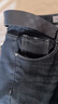 柒牌【復合絨】牛仔褲男春秋厚款時(shí)尚休閑保暖直筒長(cháng)褲 曬單實(shí)拍圖