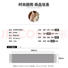 鉑吶苓圍巾女秋冬季2024新款百搭學(xué)生送朋友高級感潮流保暖圍脖格子披肩 條紋格子圍巾-米色 曬單實(shí)拍圖