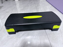 SPXINE健身踏板家用運(yùn)動(dòng)兒童有氧韻律訓(xùn)練器室內(nèi)開合跳踏步臺(tái)階腳踏板器 黑綠-雙層高度可調(diào)【健身房同款 曬單實(shí)拍圖