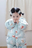 迪士尼寶寶連體羽絨服0-1歲【鵝絨】反季折扣嬰兒羽絨衣男女童冬裝外出 奶白-鵝絨連體 90cm 充絨量85克 曬單實(shí)拍圖