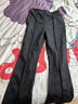 ASK JUNIOR女童褲子2025秋冬季兒童加絨保暖長(cháng)褲休閑時(shí)尚喇叭褲 黑色 160 曬單實(shí)拍圖