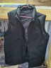 恒源祥羽絨服男士馬甲背心保暖無(wú)袖立領(lǐng)坎肩外套 黑色 XL  曬單實(shí)拍圖