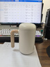 小北家泡茶杯陶瓷內(nèi)膽茶水分離茶濾燜茶杯簡約辦公室家用不銹鋼保溫杯 白色 曬單實拍圖