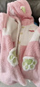 久歲伴兒童睡袍珊瑚絨家居服加絨厚款中長(zhǎng)款女童睡衣 320010 粉色 150cm 曬單實(shí)拍圖