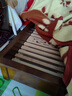 湘森 實(shí)木烤火爐取暖器家用客廳桌下烤火箱烤腳湖南電火桶冬季辦公室烤火盆節能省電暖腳寶暖腳神器YY 【升級加寬】八人款151*43CM-茶色-順豐上門(mén) 曬單實(shí)拍圖