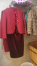 尚都比拉雙面呢大衣冬裝新中式小個(gè)子100%羊毛毛呢外套女短款 果紅色 S  曬單實(shí)拍圖