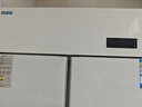 海爾（Haier）【新品】 海川系列商用立式廚房冰箱冷柜雙系統 四門(mén)/六門(mén)不銹鋼冰箱廚房冰柜 冷藏冷凍 飯店酒店 SL-1050D4S 全冷凍 914升 曬單實(shí)拍圖