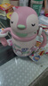 babycare兒童小企鵝保溫杯嬰幼兒寶寶吸管杯學(xué)飲杯外出水壺幼兒園兒童水杯 300mL-萊莎粉 曬單實(shí)拍圖