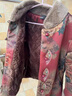 俞兆林（YUZHAOLIN）奶奶冬裝棉襖加絨加厚老年人衣服媽媽棉衣老太太唐裝過年保暖外套 Flv732324 紅色【上衣】 XL  建議80-95斤 曬單實拍圖
