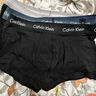 Calvin Klein CK 男士平角內(nèi)褲 3條裝 U2664G 七夕情人節(jié)禮物 QRV黑色3條 M 曬單實(shí)拍圖