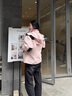西域駱駝（VANCAMEL）沖鋒衣女男三合一連帽外套秋冬抓絨夾克防風(fēng)保暖加厚滑雪服登山服 KY23658嫩粉-女【三合一可拆內膽】 L 曬單實(shí)拍圖