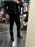 花花公子黑色休閑西褲男士高級感褲子夏季新款修身小腳大碼長褲男 黑色 32 曬單實拍圖