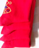 浪莎（langsha）七星連珠紅襪子男本命年情侶結(jié)婚喜慶紅襪子100%純棉襪 七星連珠紅色男中筒4雙 100%棉大紅襪子 曬單實拍圖