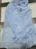 啄木鳥（TUCANO）冰絲雪紡防曬衣女2025新款長(zhǎng)袖白襯衫慵懶風(fēng)仙氣外搭開衫薄款沙灘 藍(lán)色 M 曬單實(shí)拍圖