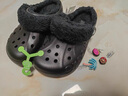 CROCS卡駱馳秋冬新品休閑鞋秋冬洞洞鞋貝雅暖絨暖棉|206633 黑/黑-060 (建議買(mǎi)大一碼) 41 /42(260mm) 曬單實(shí)拍圖