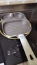S·DROLUN德國鈦陶瓷早餐鍋輔食鍋煎蛋鍋家用煎蛋神器雞蛋漢堡不粘牛排煎鍋 燃?xì)?電磁爐通用】內(nèi)鈦外瓷 不粘 曬單實拍圖