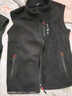 JEEP SPIRIT吉普馬甲男春秋抓絨戶(hù)外休閑無(wú)袖背心男士外套上衣男裝 黑色 XL 曬單實(shí)拍圖