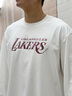 NBA官方-湖人/公牛隊新年系列男春季純棉運動(dòng)長(cháng)袖T恤 湖人隊-長(cháng)袖T恤 L 曬單實(shí)拍圖