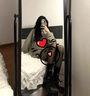 EssentialsFEAR OF GOD歐美潮牌ESSENTIALS立體膠標(biāo)加絨FOG秋冬男女連帽帽衫 黑色-加絨 L 曬單實(shí)拍圖