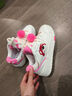 喬丹QIAODAN 女鞋板鞋新款可愛(ài)熊復古潮流休閑鞋增高運動(dòng)鞋 象牙色/極光粉 39 曬單實(shí)拍圖
