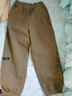 巴拉巴拉童裝男童褲子秋冬女童中大童加絨休閑褲兒童長(cháng)褲 咖啡A51212 140 cm 曬單實(shí)拍圖