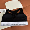 Calvin Klein內(nèi)衣【七夕禮盒明星同款摩登引力帶】女ck輕運動美背文胸QF3785AD 001-太空黑 S 推薦70A-75A 曬單實拍圖