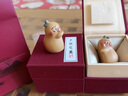 星皆滿宜興原礦紫砂永不分離香梨子茶寵擺件精品可養(yǎng)手工可愛小茶玩裝飾 【永不分“梨”】禮盒裝 曬單實拍圖