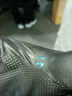 橙晴特厚丁腈手套耐磨防滑防油耐酸堿清潔防護手套機械汽修家用 100只盒裝【黑色鉆石紋超耐磨】 L（大號） 曬單實(shí)拍圖