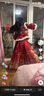 紛資言拜年服女童秋冬季兒童漢服冬裝2024新款馬面裙中國風(fēng)寶寶過(guò)年衣服 酒紅色+毛領(lǐng)上衣+馬面裙+毛領(lǐng) 尺碼 150 曬單實(shí)拍圖