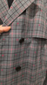 PORTS 寶姿秋冬新品女裝毛呢外套SM9T002NFF121 灰色混色 M (6) 曬單實(shí)拍圖
