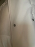 西遇假兩件翻領(lǐng)短款羽絨服女2024春新款時(shí)髦寬松保暖外套 米白色 M 曬單實(shí)拍圖