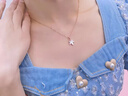 BOEAY楓葉傳情吊墜純銀項(xiàng)鏈女2025新款生日七夕情人節(jié)禮物送女朋友老婆 楓葉傳情項(xiàng)鏈 曬單實(shí)拍圖