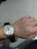 范思哲（VERSACE）瑞士手表男計時夜光石英表生日七夕禮物送男友VEPY00220-43MM棕金 曬單實拍圖