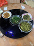 三角牌（Triangle） 暖菜板熱菜板加熱板飯菜保溫板電熱菜板多功能帶火鍋圓形暖菜轉(zhuǎn)盤旋轉(zhuǎn)飯菜餐桌 80CM可旋轉(zhuǎn)款 【無火鍋】 曬單實拍圖