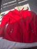 AEMAPE雙面穿外套女春秋2025年新款女士風(fēng)衣小個(gè)子寬松休閑百 紅色（雙面穿） 3XL 曬單實(shí)拍圖