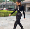 羽絨褲女冬季新款白鴨絨加絨加厚可外穿高腰工裝褲零下40度保暖褲 黑色【真鴨絨抗寒零下30℃】 4XL 【適合140-160斤】 曬單實拍圖