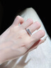 老鳳祥本命年蛇年銀戒指女士單戒首飾輕奢飾品情人節禮物女友老婆生日 【925銀】閃耀靈蛇戒指 曬單實(shí)拍圖