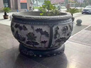 泰禧閣 石雕魚(yú)缸花盆門海仿古天然青石大水缸庭院荷花缸戶外流水種花石 A款直徑80cm高60cm 曬單實(shí)拍圖