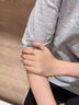 中國黃金碎碎冰五帝錢戒指女款足金素圈銅錢指七夕情人節(jié)禮物送女朋友老婆 足金碎碎冰五帝錢戒指 約3.6g 曬單實拍圖