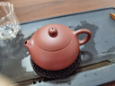藏壺天下宜興純手工紫砂壺原礦紅泥功夫茶具單壺小容量茶壺扁西施 扁西施 曬單實(shí)拍圖