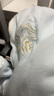 嬰兒衣服國風(fēng)加厚冬季120g新生兒連體衣保暖夾棉寶寶哈衣純棉爬服 國風(fēng)晨曦-藍(lán)色 90碼【建議寶寶體重：19-25斤】 曬單實(shí)拍圖