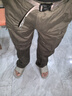 JEEP SPIRIT歐版大碼男裝肥佬闊腿休閑褲戶(hù)外寬松工裝褲加肥加大胖子嘻哈長(cháng)褲 軍綠色 腰圍2尺7-2尺8建議165-180斤 曬單實(shí)拍圖