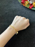 中國(guó)黃金（CHINA GOLD）黃金手鏈女足金鳳尾手鏈素金手串七夕情人節(jié)禮物送女友老婆 【京速達(dá)】足金手鏈約1.9g*甄選禮盒 曬單實(shí)拍圖