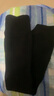 赫瓦達羊絨護腿腳踝脖子保暖套男女秋冬護小腿保暖腕套襪套防寒高彈加厚 黑色【高彈28-32cm加長(cháng)加厚】 XL（長(cháng)31-32cm/115-200斤） 曬單實(shí)拍圖