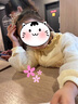 蘿卜唄唄（LUOBOBEIBEI）女童公主裙春秋款晚禮服女孩子生日主持鋼琴演出服 米色 110 曬單實(shí)拍圖