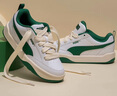 彪馬（PUMA）面包鞋|復古滑板鞋男女冬季百搭運動(dòng)休閑板鞋PARK 395084 白-深綠色-杏仁糖色-02 41 曬單實(shí)拍圖