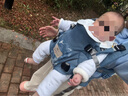 紐貝樂(lè )（NewBealer）嬰兒背帶前抱式透氣寶寶外出抱娃神器釋放雙手兒童前后兩用抱帶 布拉諾粉：旋鈕背帶，側開(kāi)拉鏈 曬單實(shí)拍圖