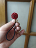 水鉆球發(fā)繩發(fā)圈韓國發(fā)飾氣質(zhì)簡(jiǎn)約個(gè)性頭飾水晶球球頭繩扎頭發(fā)皮筋 紅色 鉆球 曬單實(shí)拍圖