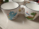 瓷航恐龍可愛馬克杯兒童早餐杯牛奶杯子陶瓷果汁杯水杯可微波爐加熱 劍龍?jiān)绮捅?曬單實(shí)拍圖
